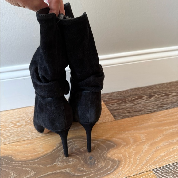 Schutz Ashlee High Heel Boots Size 7.5 In Black nwot - Picture 10 of 12